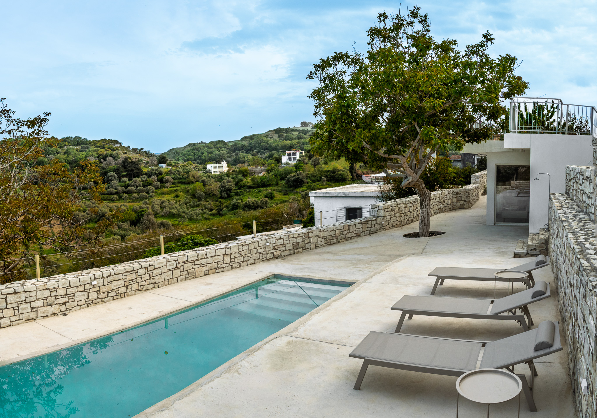 Private pool and loungers for an afternoon swim